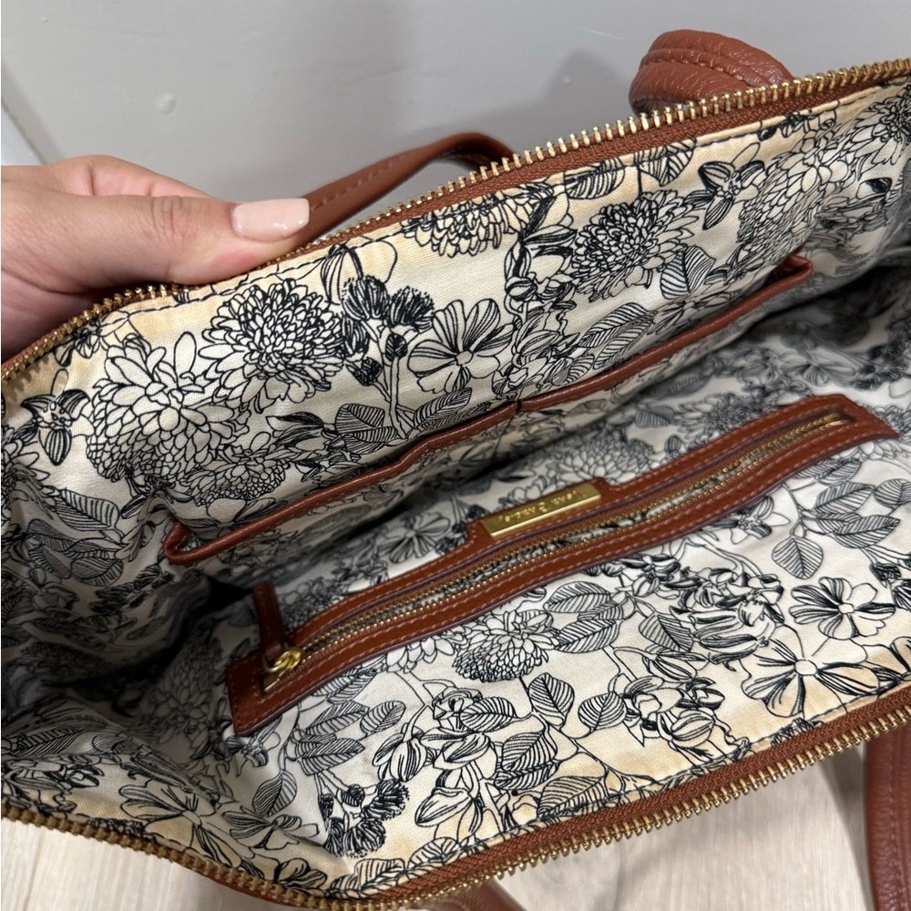 Vera Bradley Leather Tote Bag - Picture 3 of 4
